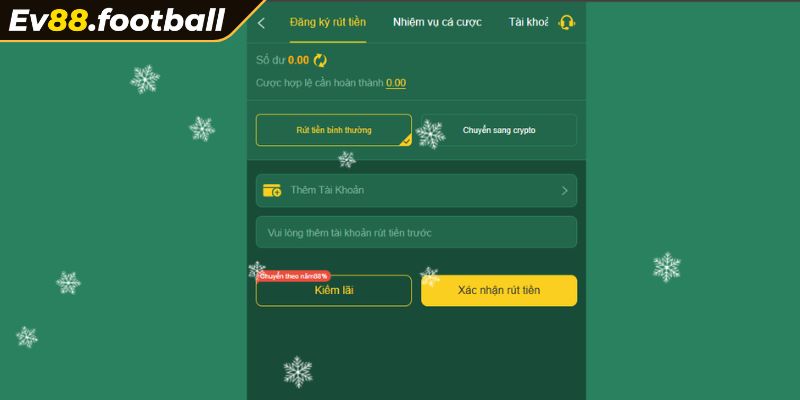 Những lưu ý quan trọng khi thực hiện rút tiền EV88